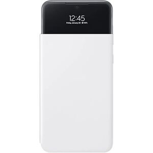Coque portefeuille intelligente Galaxy A33 5G - Blanc Coque portefeuille intelligente Galaxy A33 5G - Blanc