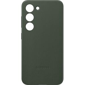 Samsung Galaxy S23 Leather Backcover - Green - Mobile Phone Cover Samsung Galaxy S23 Leather Backcover - Green - Mobile Phone Cover