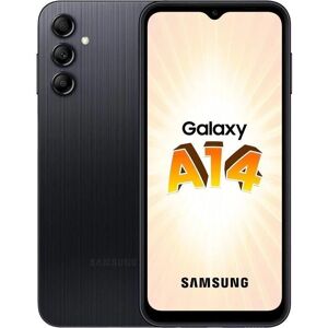 SAMSUNG Galaxy A14 4G - 64 GB - 4 GB RAM - Noir - Smartphone - Publicité SAMSUNG Galaxy A14 4G - 64 GB - 4 GB RAM - Noir - Smartphone - Publicité