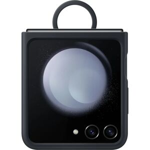 Samsung Z Flip 5 Indigo Silicone Ring Case - Mobile Phone Cover Samsung Z Flip 5 Indigo Silicone Ring Case - Mobile Phone Cover