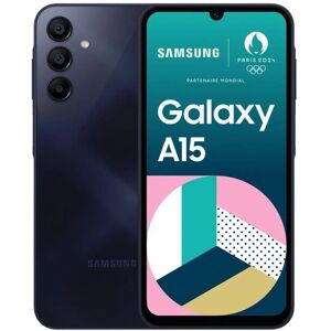 Samsung Galaxy A15 - 6,5" Super AMOLED - 50+5+2MP - 8GB RAM - 256GB - Android 14 - Publicité Samsung Galaxy A15 - 6,5" Super AMOLED - 50+5+2MP - 8GB RAM - 256GB - Android 14 - Publicité