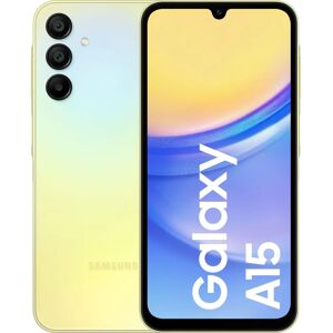 Samsung Galaxy A15 - Écran Super AMOLED 6,5" - 50MP - 128GB - Jaune - Publicité Samsung Galaxy A15 - Écran Super AMOLED 6,5" - 50MP - 128GB - Jaune - Publicité