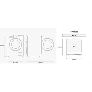 Samsung WD90DG5B15BBEU - Black - Washer Dryer Samsung WD90DG5B15BBEU - Black - Washer Dryer