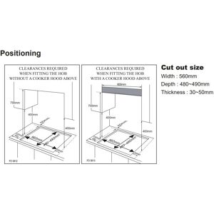 SAMSUNG NA64D3000AK/U1 - Black - Gas Hob SAMSUNG NA64D3000AK/U1 - Black - Gas Hob