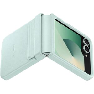 Samsung Galaxy Z Flip 6 Vegan Leather Case - Mint - Phone Cover Samsung Galaxy Z Flip 6 Vegan Leather Case - Mint - Phone Cover