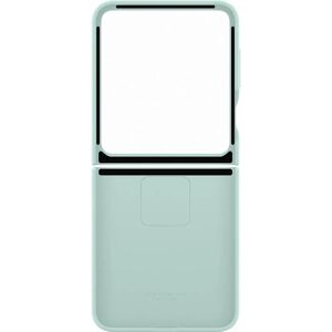 Samsung Z Flip6 Mint Silicone Ring Case - Mobile Phone Cover Samsung Z Flip6 Mint Silicone Ring Case - Mobile Phone Cover