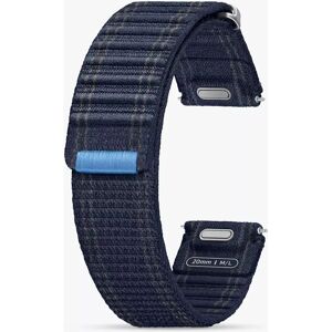 Samsung Galaxy Watch Fabric Band - White/Blue - Smartwatch Strap Samsung Galaxy Watch Fabric Band - White/Blue - Smartwatch Strap