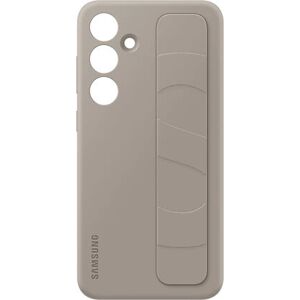 Samsung S25+ Gray Standing Grip Phone Case - Mobile Cover Samsung S25+ Gray Standing Grip Phone Case - Mobile Cover