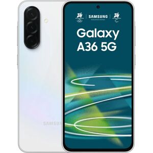 Samsung Galaxy A36 5G - Smartphone med 6,7" Super AMOLED-skärm, 8GB RAM, 256GB - Vit Samsung Galaxy A36 5G - Smartphone med 6,7" Super AMOLED-skärm, 8GB RAM, 256GB - Vit