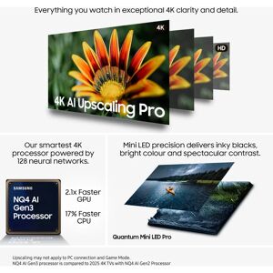 Samsung QE43QN90F 43" 4K Ultra HD Smart TV - Black Samsung QE43QN90F 43" 4K Ultra HD Smart TV - Black
