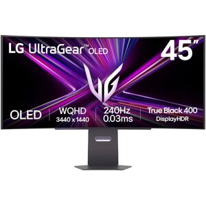 LG 45GX900A-B computer monitor - OLED - 3440 x 1440 - 240Hz - Curved - Black LG 45GX900A-B computer monitor - OLED - 3440 x 1440 - 240Hz - Curved - Black