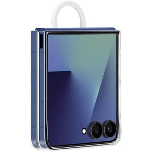 Samsung Galaxy Z Flip7 Clear Ring Case - Phone Cover Samsung Galaxy Z Flip7 Clear Ring Case - Phone Cover
