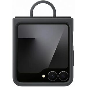 Samsung Z Flip6/7 FE Silicone Ring Case - Black Samsung Z Flip6/7 FE Silicone Ring Case - Black