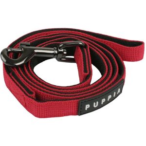 Puppia Rood Tweekleurig Leren Hondenriem - Hondenriem Puppia Rood Tweekleurig Leren Hondenriem - Hondenriem