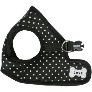 Puppia Dotty Harness for Dogs - Ergonomic, Adjustable, Black Puppia Dotty Harness for Dogs - Ergonomic, Adjustable, Black