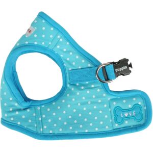 Puppia Sky Blue Dotty Vest Dog Harness - Dog Harness Puppia Sky Blue Dotty Vest Dog Harness - Dog Harness