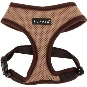 Puppia Beige Soft Dog Harness - Adjustable & Breathable Puppia Beige Soft Dog Harness - Adjustable & Breathable
