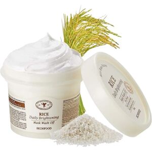 Masque éclaircissant au riz Skinfood - Masque visage pour éclat de la peau - Publicité Masque éclaircissant au riz Skinfood - Masque visage pour éclat de la peau - Publicité