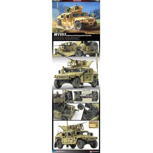 Academy M1151 Vylepšený transport zbraní Měřítko 1:35 - Vojenský model kit Academy M1151 Vylepšený transport zbraní Měřítko 1:35 - Vojenský model kit