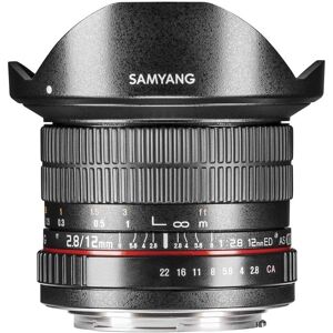 Samyang 12mm F2.8 ED AS NCS Fisheye - Compact Manual Focus Lens - Full-Frame Camera Samyang 12mm F2.8 ED AS NCS Fisheye - Compact Manual Focus Lens - Full-Frame Camera