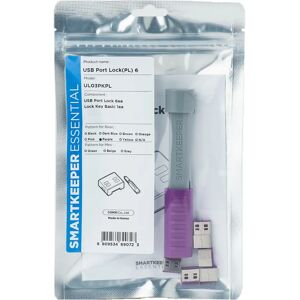 Smartkeeper UL03PKPL Bloqueador de Puertos - Bloqueador + Llave - USB Tipo-A Púrpura Smartkeeper UL03PKPL Bloqueador de Puertos - Bloqueador + Llave - USB Tipo-A Púrpura
