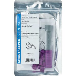 Smartkeeper NL03PKPL Bloccoporta - Viola - 10 pezzi Smartkeeper NL03PKPL Bloccoporta - Viola - 10 pezzi