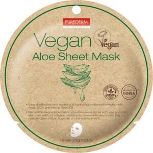 Purederm Vegaaninen Aloe-kangasmaski - Kosteuttava & Rauhoittava Purederm Vegaaninen Aloe-kangasmaski - Kosteuttava & Rauhoittava