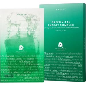 Axis Y Mugwort Green Vital Energy Complex Sheet Mask - Hidratante y Calmante - Para Todo Tipo de Piel Axis Y Mugwort Green Vital Energy Complex Sheet Mask - Hidratante y Calmante - Para Todo Tipo de Piel