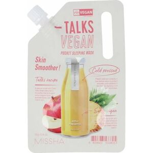 Missha - Talks Vegan Squeeze Pocket Sleeping Mask Ihoa sileyttävä - 10g Missha - Talks Vegan Squeeze Pocket Sleeping Mask Ihoa sileyttävä - 10g