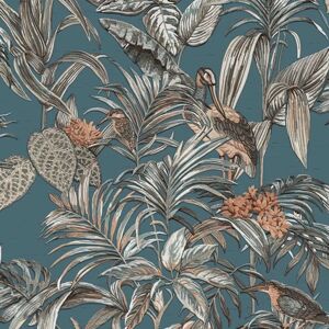 VidaXL Model DE120016 Tropical Blue Wallpaper - Wallpaper VidaXL Model DE120016 Tropical Blue Wallpaper - Wallpaper