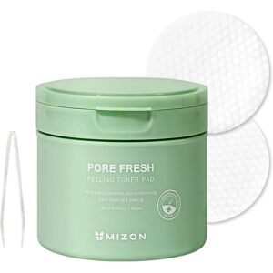 Mizon Pore Fresh Exfoliating Cotton Pads - Sensitive Acne - 60 pcs Mizon Pore Fresh Exfoliating Cotton Pads - Sensitive Acne - 60 pcs