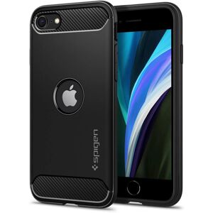 Spigen Rugged Armor Black Phone Case for iPhone SE 2020/2022/8/7 Spigen Rugged Armor Black Phone Case for iPhone SE 2020/2022/8/7