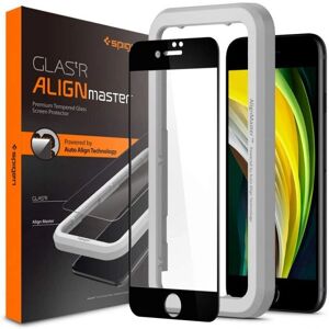 Spigen Sort AlignMaster Skærmbeskytter - Temperet glas til iPhone SE 2022/2020, 8, 7 Spigen Sort AlignMaster Skærmbeskytter - Temperet glas til iPhone SE 2022/2020, 8, 7