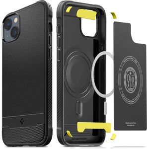 Coque Spigen iPhone 14 MagSafe Rugged Armor - Noir - Publicité Coque Spigen iPhone 14 MagSafe Rugged Armor - Noir - Publicité