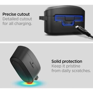 Spigen Rugged Armor - Black - Sony WF-1000XM5 Charging Case Spigen Rugged Armor - Black - Sony WF-1000XM5 Charging Case