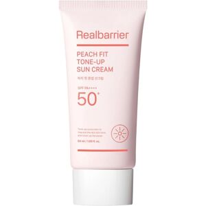 Krem przeciwsłoneczny Peach Fit Tone-Up SPF 50+ od Real Barrier - Krem przeciwsłoneczny Krem przeciwsłoneczny Peach Fit Tone-Up SPF 50+ od Real Barrier - Krem przeciwsłoneczny