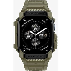 Spigen Rugged Armor Pro Khaki for Apple Watch 10 (46mm) - Slitestyrkende beskyttelse Spigen Rugged Armor Pro Khaki for Apple Watch 10 (46mm) - Slitestyrkende beskyttelse