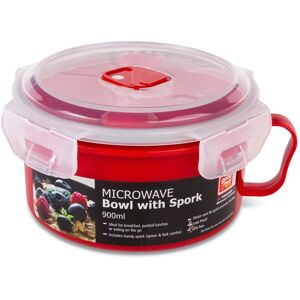 Good2Heat Plus Microwave Cookware Bowl with Spork - Storage Container - 900 ml Good2Heat Plus Microwave Cookware Bowl with Spork - Storage Container - 900 ml