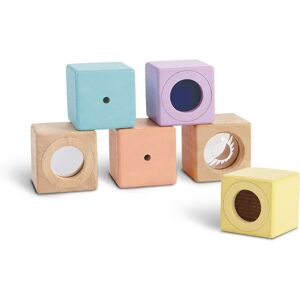 Blocs Sensoriels Pastel de PlanToys - Ensemble de 6 Blocs Sensoriels Pastel de PlanToys - Ensemble de 6