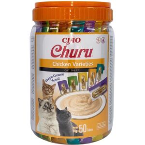 INABA Churu cat treat chicken varieties 50x14g INABA Churu cat treat chicken varieties 50x14g