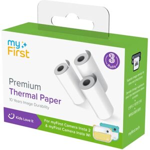 Papier thermique blanc myFirst pour Insta 2 et Wi - Impressions durables - Publicité Papier thermique blanc myFirst pour Insta 2 et Wi - Impressions durables - Publicité