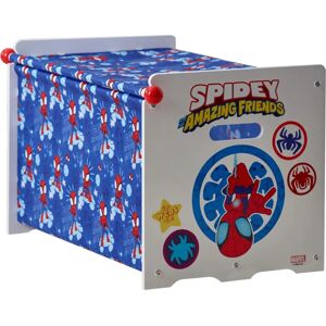 Coffre à jouets Marvel Spiderman - Bois & Tissu Multicolore - Publicité Coffre à jouets Marvel Spiderman - Bois & Tissu Multicolore - Publicité