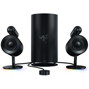Sistema de Alto-falantes Razer Nommo Pro Preto 2.1 Bluetooth para PC - Áudio Premium Sistema de Alto-falantes Razer Nommo Pro Preto 2.1 Bluetooth para PC - Áudio Premium