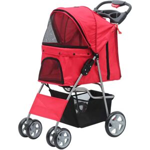 Pawise Djurvagn - Fällbar, Nätfönster, 68x46x100cm - Transportkärra Pawise Djurvagn - Fällbar, Nätfönster, 68x46x100cm - Transportkärra
