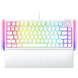 Teclado Razer BlackWidow V4 75% Gaming USB QWERTY US Inglés Blanco Teclado Razer BlackWidow V4 75% Gaming USB QWERTY US Inglés Blanco