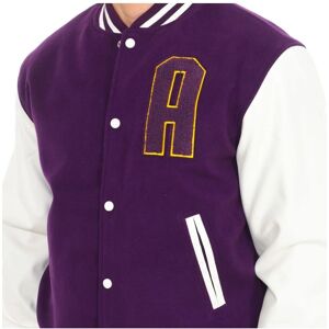 Attica Sporting Goods Att-Fw22-009 Lilac Men's Baseball Jacket - Jacket Attica Sporting Goods Att-Fw22-009 Lilac Men's Baseball Jacket - Jacket