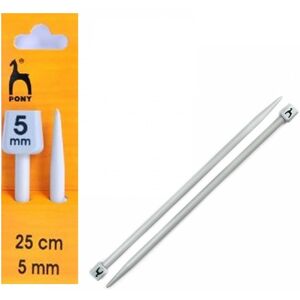 Prym Pony Knitting Needles 5mm x 25cm - Knitting Needles Prym Pony Knitting Needles 5mm x 25cm - Knitting Needles