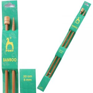 Pony 33cm Bamboo Knitting Needles - Assorted Widths Pony 33cm Bamboo Knitting Needles - Assorted Widths