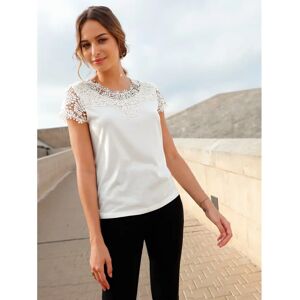 Fair Lady Shirt Gr. 40 weiß - Damen, Kurzarm, Unifarben Fair Lady Shirt Gr. 40 weiß - Damen, Kurzarm, Unifarben