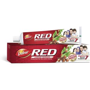 Dentifrice ayurvédique rouge Dabur pour toute la famille - Soins bucco-dentaires, 100 g - Publicité Dentifrice ayurvédique rouge Dabur pour toute la famille - Soins bucco-dentaires, 100 g - Publicité